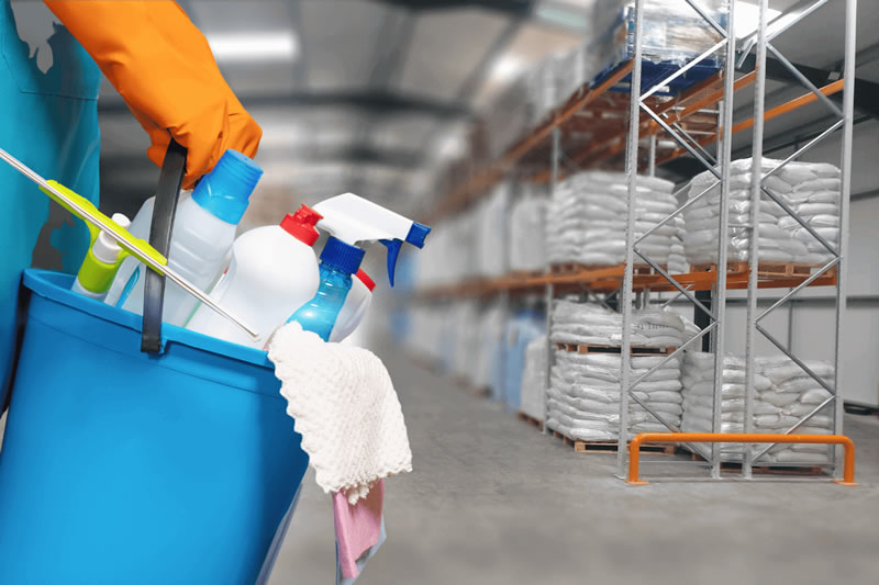warehouse clean